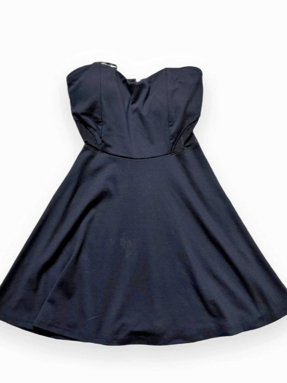 GBY GUESS black strapless mini dress.